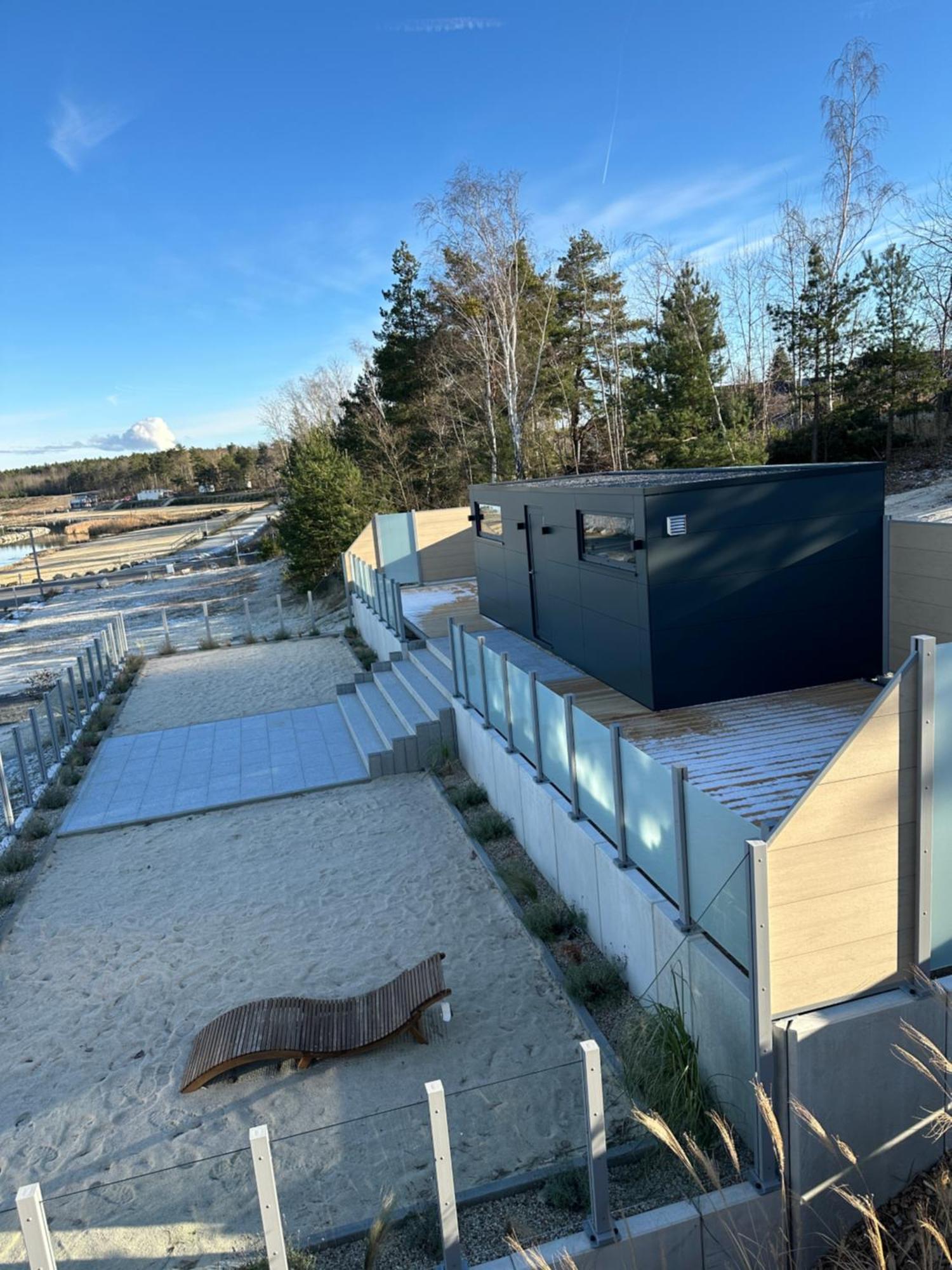Schwimmendes Ferienhaus Sky Elsterheide Luaran gambar